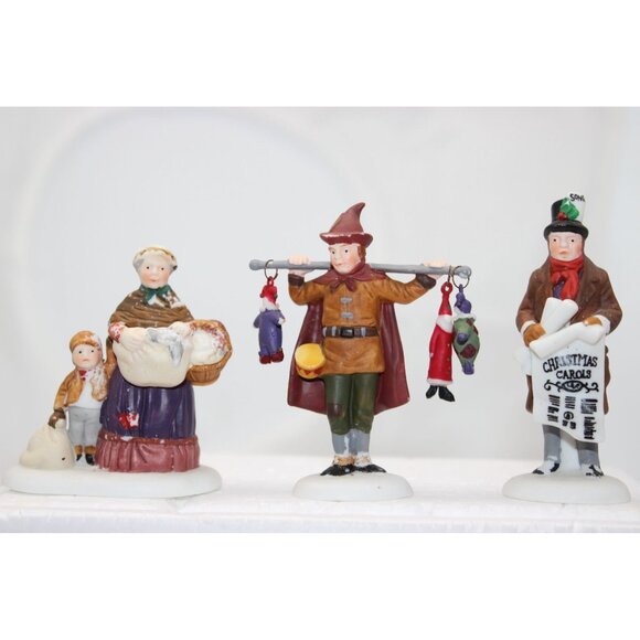 Dept 56 Dickens Village - Portabello Road Peddlers - Picture 1 of 10